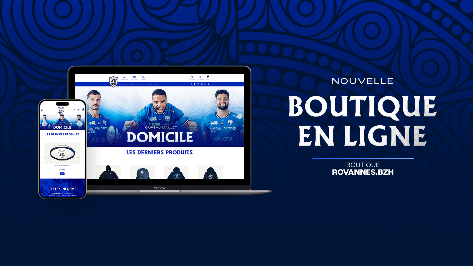 Notre Boutique En Ligne Fait Peau Neuve Rugby Club Vannes